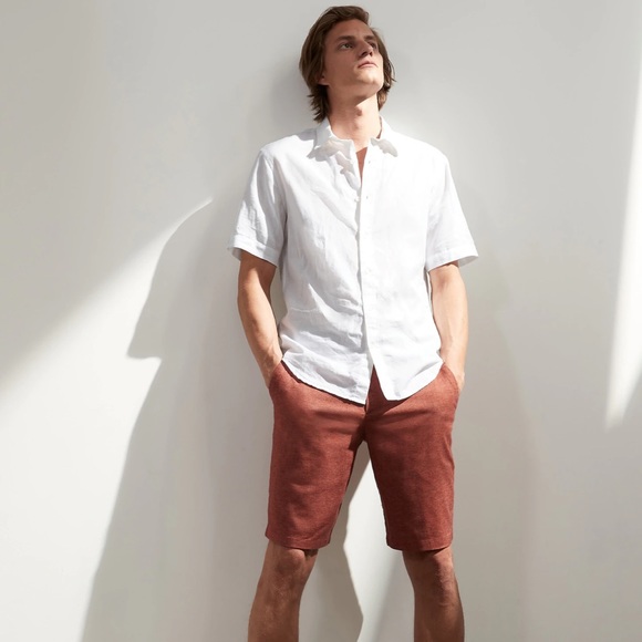 Core Temp 11” Linen Blend Shorts (Mens) - Picture 2 of 4